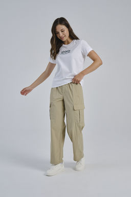 Брюки текстильные Хаки ATSC Woven Track Pants - Anta фото 2