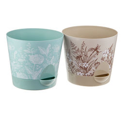 Кашпо НИКА ДЕКО D180 мм 2,7 л с прикорневым поливом арт.М3078 - Полимербыт фото 6