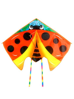 Воздушный змей Божья коровка, с леской - Funny toys фото 2