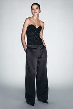 VELVET LACE CORSET