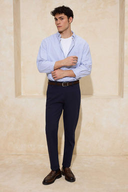 Siyah Erkek Regular Fit Chino Mevsimlik Pantolon TMNSS26PL00006 - Trendyolmilla фото 16