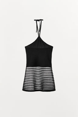 COMBINED HALTER KNIT TOP - Zara фото 4