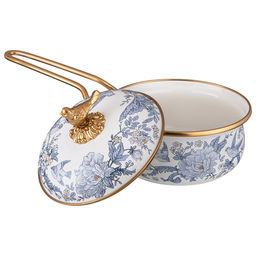 КОВШ LEFARD ЭМАЛИРОВАННЫЙ, СЕРИЯ ROYAL GARDEN 14СМ/0,9Л, ДЛИНА=31СМ ПОДХОДИТ ДЛЯ ИНДУКЦИОН  фото 3