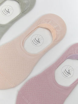 Kendinden Desenli Kad?n Babet ?orap 5li