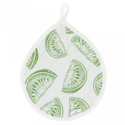 Кухонный комплект "Астурия белый": прихватка 20х25см "Капелька" - 2шт, хлопок "Премиум" 191г/м2 - хлопок 100%, наполнитель - ватин 280гр/м2, на хангере, "Домашняя мода" (Россия)