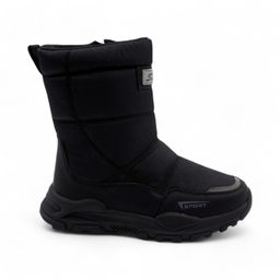 Ботинки мембранные на меху ХМ911-3-1 черный - Sport фото 2