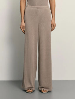 Широкие брюки из фактурной ткани / Zarina  фото 2