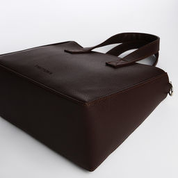 Сумка женская TEXTURA, тоут, средний размер, цвет коричневый фото 4