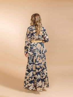 Костюм юбка и блузка (хлопок) №25-246-2 - Ганг фото 5