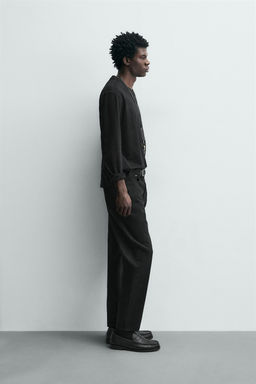 JEANS SLIM TAPERED FIT / Negro - Zara фото 4