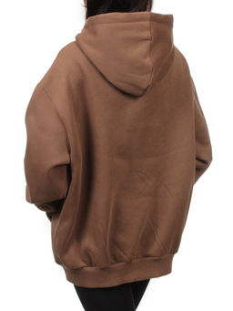 2622 BROWN Толстовка женская (85% хлопок, 10% полиэстер, 5% спандекс) - Fashion фото 6