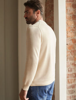 Джемпер-поло из хлопка с нейлоном - Vilatte фото 4