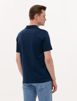 Lacivert Regular Fit Polo Yaka Merserize Ti__rt