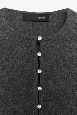 RIB KNIT SWEATER - Zara фото 6