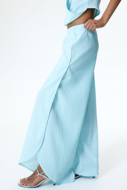 Pantal?n amplio con detalle cruzado - H&m фото 5