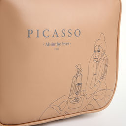 Сумка женская кросс-боди TEXTURA на молнии, 22×8×17 см, с принтом, бежевая