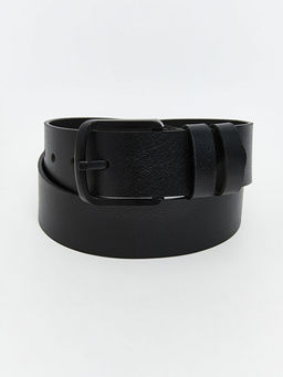 Deri G?r?n?ml? Erkek Kemer