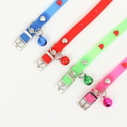 Ошейник из морозостойкого мягкого пластика Люблю сердечно, 30 х 1 см, микс цветов - Пижон фото 6