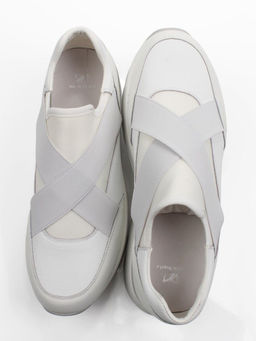 03-A1030-9 WHITE Кроссовки женские (натуральная кожа)