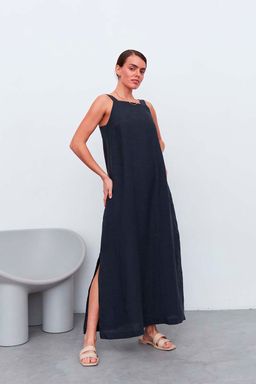 Сарафан длинный D010 1_DGR/Темно-серый - M&G all natural фото 3