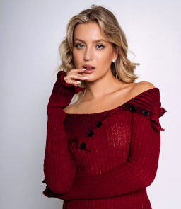 Джемпер #КТ544, бордовый - Dommod фото 5