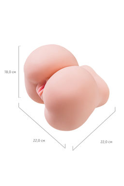 Мастурбатор реалистичный Juicy Pussy Amanda, TPE, телесный, 22 см - Toyfa фото 7