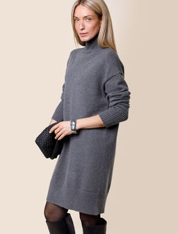 Платье из пряжи с кашемиром - Vilatte фото 6