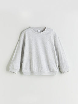 Bisiklet Yaka Erkek Bebek Sweatshirt