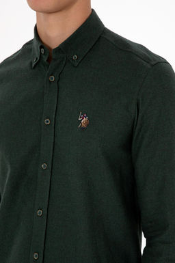 Erkek Koyu Ye_il Uzun Kollu Basic G_mlek Sepette S_rpriz _ndirim - U.s. polo assn фото 7