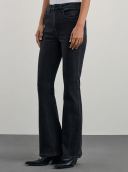 Джинсы bootcut с высокой посадкой / Zarina  фото 3