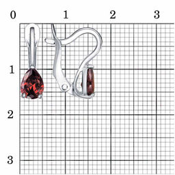 СЕРЬГИ 34814950ПлГр - Красная пресня фото 2