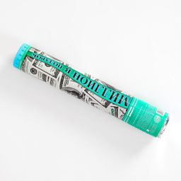 Хлопушка пневматическая Доллар, 30 см - Страна карнавалия фото 5