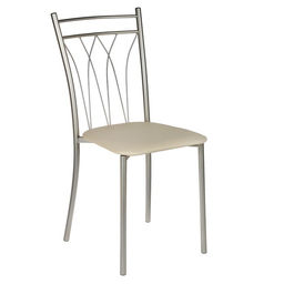 Стул для кухни Клик Мебель «Премьер» искусственная кожа, цвет светло-бежевый