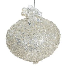 Украшение новогоднее "Шар", D 9 см, L9 W9 H10 см