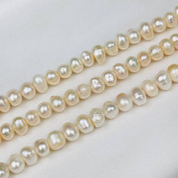 Бусины для украшений из белого Жемчуга 34 см