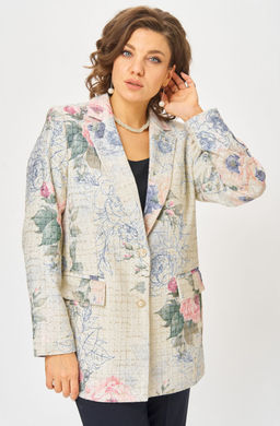 Костюм БелЭльСтиль 762/596 молочный твид