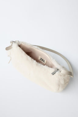 SHEEPSKIN SHOULDER BAG WITH CHARM
