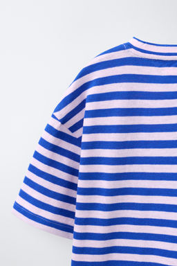 CAMISETA RAYAS / Azul - Zara фото 4