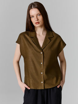 Жакет домашний женский льняной