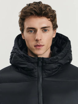 Длинный пуховик с водоотталкивающим эффектом / Zarina