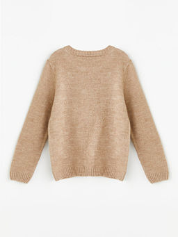 Bisiklet Yaka Basic Uzun Kollu K?z ?ocuk Triko Kazak - Waikiki фото 2