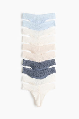 Pack de 10 bragas Thong de encaje - H&m фото 11