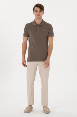 Erkek Slim Fit Ta_ Kanvas Pantolon