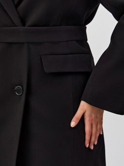 Пальто женское демисезонное 26897 (черный)