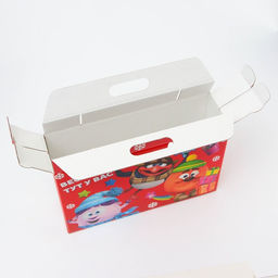 Цена за 5 шт. Подарочная коробка Новогодняя Портфель широкий «Смешарики» лицензия 31×8.5×20.3 см (+5 см).