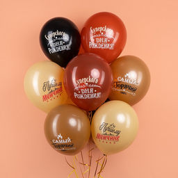 Шар латексный 12" «Лучшему Мужчине», 2 ст., набор 25 шт., МИКС