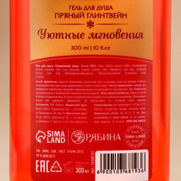 Гель для душа, 300 мл, аромат пряного глинтвейна, URAL LAB фото 4