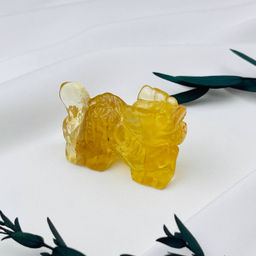 Фигурка резная "Дракон" из Флюорита