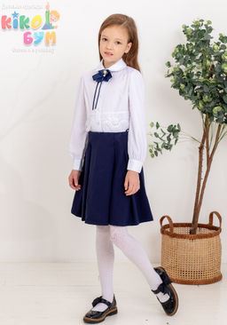 1516 Юбка школьная пышная - Kiko фото 4