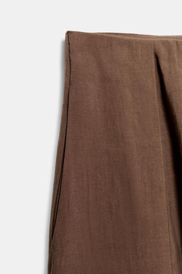 BERMUDA LARGA FLUIDA / Mocha - Zara фото 8
